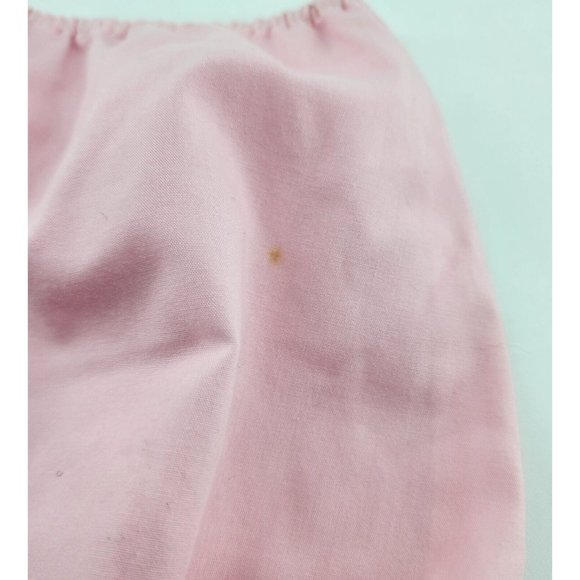 Vtg Baby Girls Pink Tiered Ruffle White Lace Trim Dress/Bloomers RN 50255 Sz 18M - Picture 15 of 16